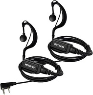 Retevis Walkie Talkies Headsets with Microphone, G-Type Earhook Earpiece for Retevis RT22 RT21 RT27 