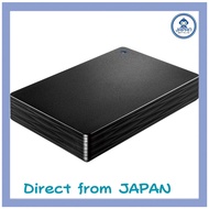 I-O DATA USB 3.1 Gen 12.0 Compatible Portable Hard Disk Kakuusu Lite Black 4TB HDPH-UT4DKRSettz_ya