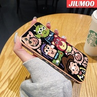 เคส JIUMOO สำหรับ Huawei Y7 Pro 2019เคสของเล่นอะนิเมะรูปแบบครอบครัวใหม่ฝ้าแผ่นหลังกรอบซิลิโคนเคสโปร่งใสกันกระแทกเคสมือถือรวมฝาครอบป้องกันเลนส์กล้องถ่ายรูปทั้งหมด