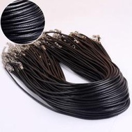 韓國潮流蠟線皮繩項鍊繩首飾品配件(1入) 5元