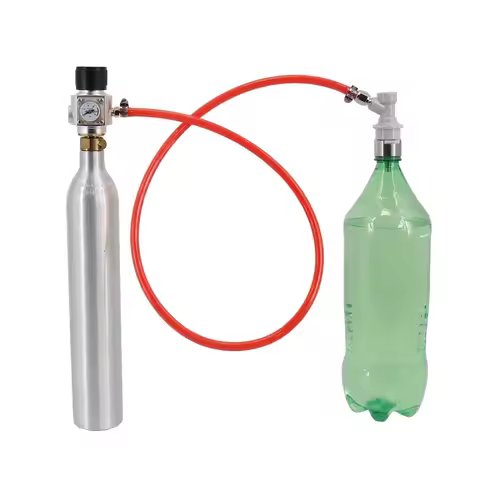 Soda Carbonating Kit Carbonate Soda, Make/Soda/Water/Juice/Beer/Bubble Water Use a Standard 2 liter 