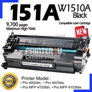 Compatible to H* 151A H*151A W1510A Laserjet Pro M4003dn M4003dw 4003dn 4300dw Pro MFP 4103fdn 4103f