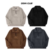 Fur Collar ODIN CLUB sweater, unisex long-sleeved sweatshirt for men and women, Local Brand ODIN CLU