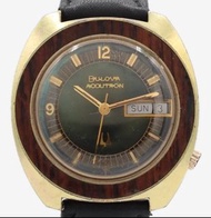 Bulova Accutron "Woody" 古董音叉手錶 (極罕有品絕版74年, Model no. G49506, Tuning Fork N3
, 13 Jewels, 10K Gold pl