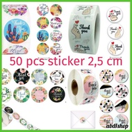 Thank You Stickers 50 pcs Thank You stickers souvenir label packaging sicker