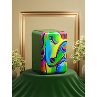 HCK Husky Retro Refrigerator Girl Portrait Art Design Household Living Room Small Mini Influencer Hi
