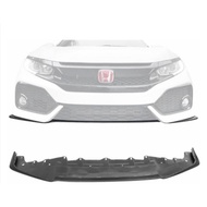 CIVIC FC SI FRONT BUMPER SKIRT FRONT DIFFUSER LIP REPLACEMENT BODYKIT BLACK