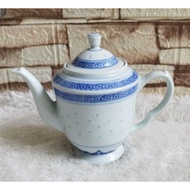 Antique ceramic teapot. 1 liter cucumber seeds