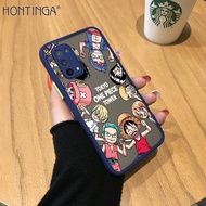 Hontinga เคสโทรศัพท์ OPPO สำหรับ OPPO A74 4G 5Gเคสมือถือแบบเต็มรูปเคสแข็งลายอนิเมะลูฟี่สไตล์พันธมิตรสุดฮิตเคสมือถือใสเคสมือถือแบบเต็มกล้องป้องกันเคสกันแรงกระแทกสำหรับเด็กผู้ชาย