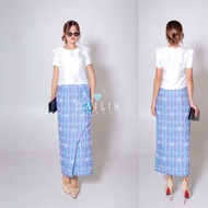 กระโปรงผ้าไทยประยุกต์สไบนาง Wrap Skirt 3