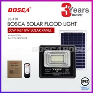 BOSCA 3 Year Warranty 50W Solar Led Outdoor Flood Light Street Lamp IP67 Waterproof With Remote BS-T