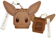 Marimo Craft PKM-803 Pokemon Single Pass Case, Eevee W 6.3 x H 5.7 x D 0.2 inches (16 x 14.5 x 0.5 c