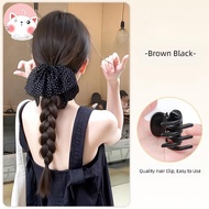 Horsetail Hair Wig Wet Knitted Hair Hair Wig On Hair  Hair Jewelry Synthetic Hair Wig