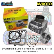 Makoto Cylinder Block Set Euro 150 / CG150 / Lifan 150 / Dh150