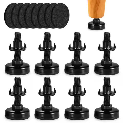 8 Furniture Leveling Feet Leg Levelers Adjustable Height Floor Protector Furniture Feet For Tables C