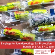 3M Honeywell Ear Plugs Earplugs Made In USA Soundproofing Sleep Improvement