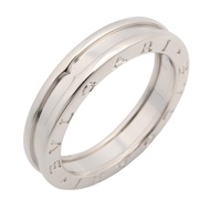 【二手】寶格麗BVLGARI B-zero1 戒指，單環，346566，K18WG（白K金），B-zero1 戒指，單環，男女通用，二手 A