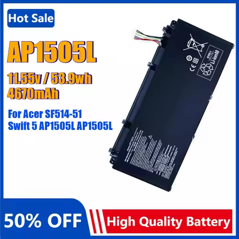AP15O5L Battery for Acer Spin 5 SP513-52N Aspire S13 S5-371 CB5-312T,SWIFT 1 SF114 SF515 SF514 TRITO