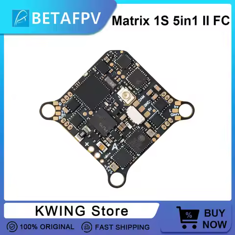 BETAFPV Matrix 1S 5IN1 II FC Brushless Flight Controller AIO For Meteor65 Pro Meteor75 Pro ELRS 2.4G