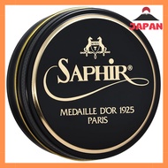 Saphir High Shine Wax Polish - Premium Mirror Gloss Shoe Wax with Beeswax and Carnauba Wax for Leath