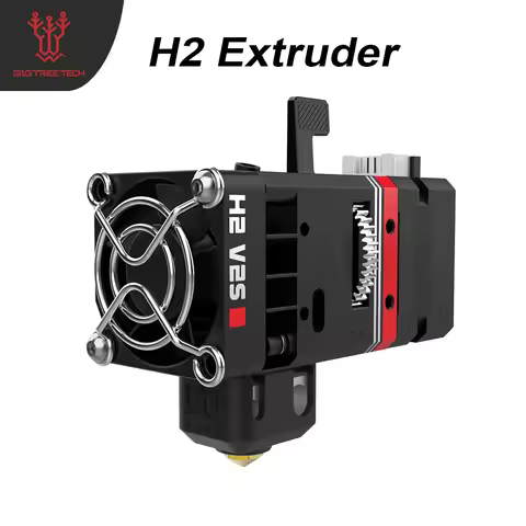 BIQU H2 V2S Extruder Dual Drive Gear Extrusion Direct Hotend Kit 24V PTFE VS MK8 Extruder For BX End