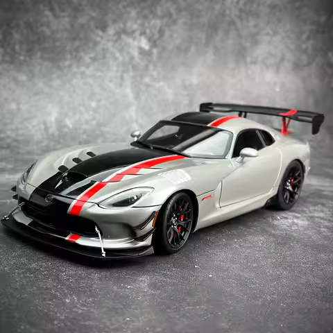 AUTOART New 1/18 scale DODGE VIPER ACR 2017 car model Static display Collection Holiday gift