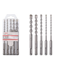 Bosch 5pcs Hammer Drill Masonry Bit Set 6mm 8mm 10mm Concrete SDS Plus Rotary Drill Bit Tungsten Carbide Drill Bits for Concrete Walls