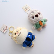 HUBERT Judy&Nick Card Holder, Soft Fluffy Zoo-topia Plush Stuffed Doll, Cartoon Keychain Photocard H