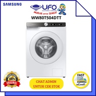 SAMSUNG WW80T504DTT MESIN CUCI FRONT LOADING INVERTER ECO BUBBLE 8 KG