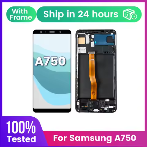 For SAMSUNG A7 2018 screen LCD A750 SM-A750F A750FN A750G LCD Touch Screen Digiziter Assembly pantal