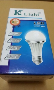 7W LED 燈泡K light