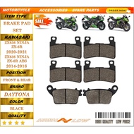 KAWASAKI ZX6R ZX636 R 14-16 17-20 BRAKE PADS SET STREET BIKE TOP QUALITY