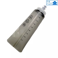 T8 Run Soft Bottle For Drinking Water Exercise Sherpa Flask Grey Size 500 ml.