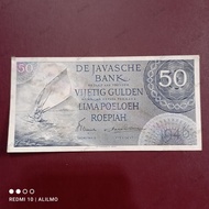 uang kertas kuno 50 gulden federal tahun 1946