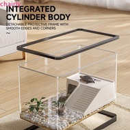 Local delivery CHAIRLY Reptile Tank Habitat, Transparent Decorative Aquatic Plants Turtle Fish Tank,
