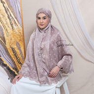 Bergo Motif Hijab Instan Motif Bergo Premium Bahan Silk Hijab Sehari-hari Kerudung Bergo Instan Saku