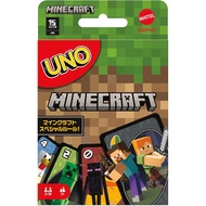 【Direct　From　Japan】Mattel Game UNO Minecraft UNO Minecraft Game Party Goods Educational Game Card Ga
