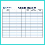 ♣ ¤ A5 TRACKER (LOAD & GCASH) 80sheet