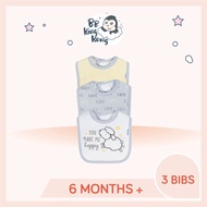 BB King Kong Gerber 3-Pack Neutral Lamb Terry Bibs