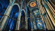 Light of Creation show in Vienna Votive Church