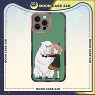 Moon CASE 24H Anya Hug Bond Spy x Family Anime iphone CASE ip 8/x/xs/xs max/11/12/13/14pro/plus/prom