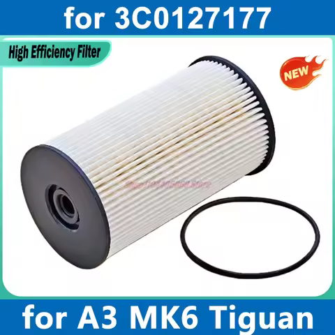 1-6PCS Car Fuel Filter 3C0127177 For VW 8P1 5C1 SAB 2KB 1F7 MK6 3C2 357 137 5N 1T1 1T3 5P1 1P1 5P2 1