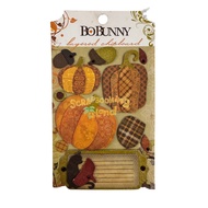 3D BoBunny Pumpkin Autumn Layered Chipboard DIY Journaling Planner 10x15cm