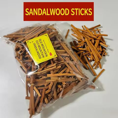 500g Old Mountain Sandalwood Sticks, Worship Incense Sticks, Ritual Twisting Incense Bars, Short Inc