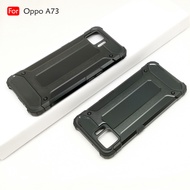 Carristo Oppo A73 2020 Rugged Armor Protection Case Cover Hard Casing Shockproof Phone Mobile Housin