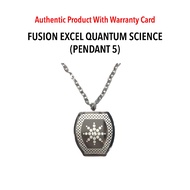 Fusion Excel (AUTHENTIC) Quantum Energy Pendant 5 Stainless Steel Scalar Energy JAPAN Technology Necklace