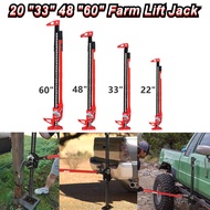 1 Pack Iron 3-Ton Laadvermogen 20 "33" 48 "60" Farm Lift Jack สำหรับ Off Road Rescue Rode Alle Cast Jack Zware Lift Jack