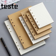 80Sheets Loose Leaf Paper, Horizontal Line/Blank Kraft Paper Notebook Refill Paper, Simple A5/A6/A7 