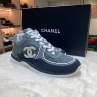 Chanel 灰色運動鞋 38.5