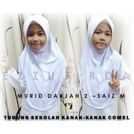 😍TUDUNG SEKOLAH EZZUFIRDA (PUTIH NILA)💝